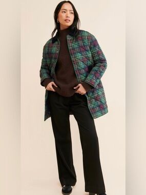 Kule Georgie Plaid Quilted Jacket